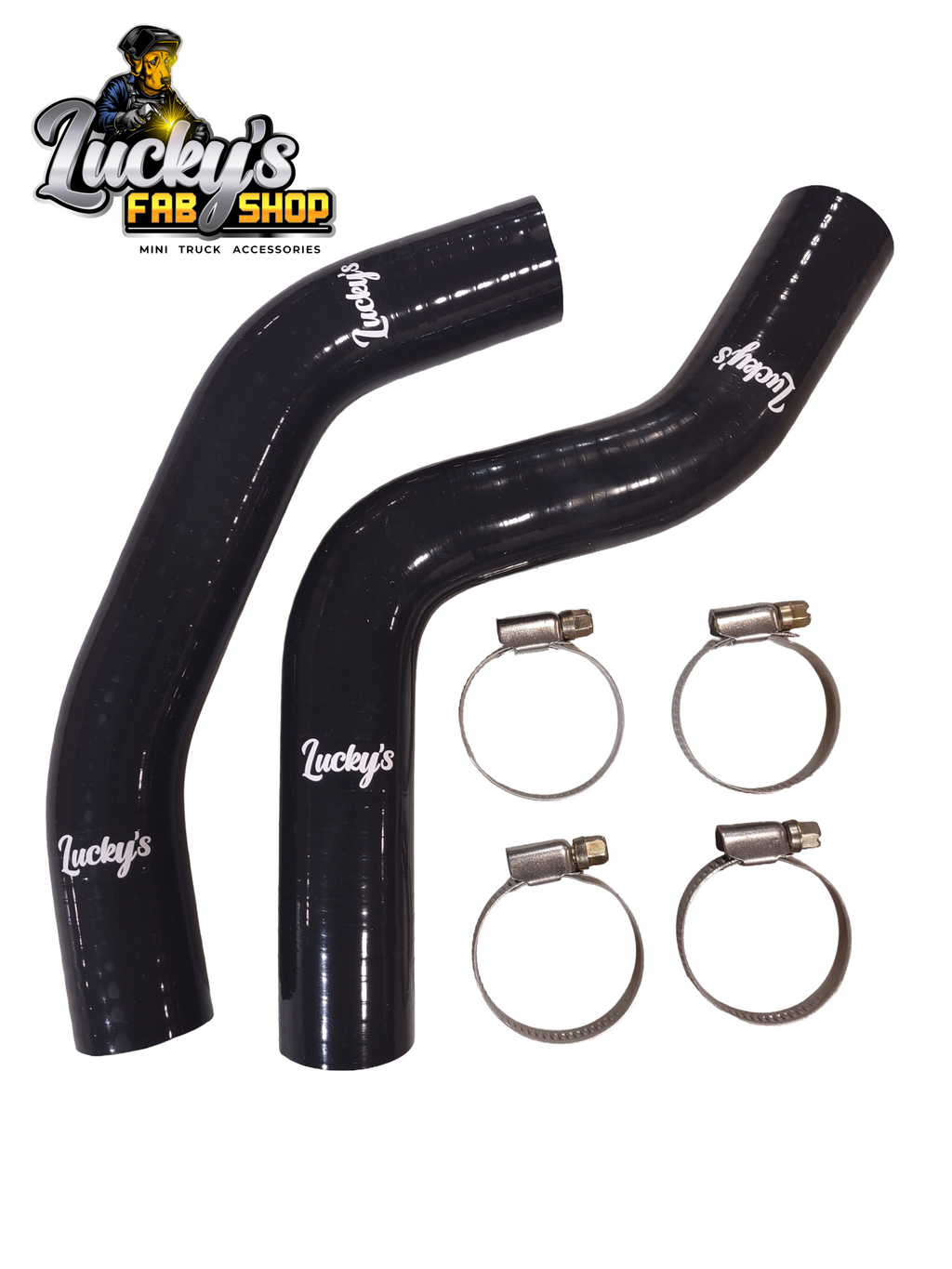 Mitsubishi Minicab U41T/U42T/U61T/U62T Silicone Coolant Hose Kit (2 pc) image 1