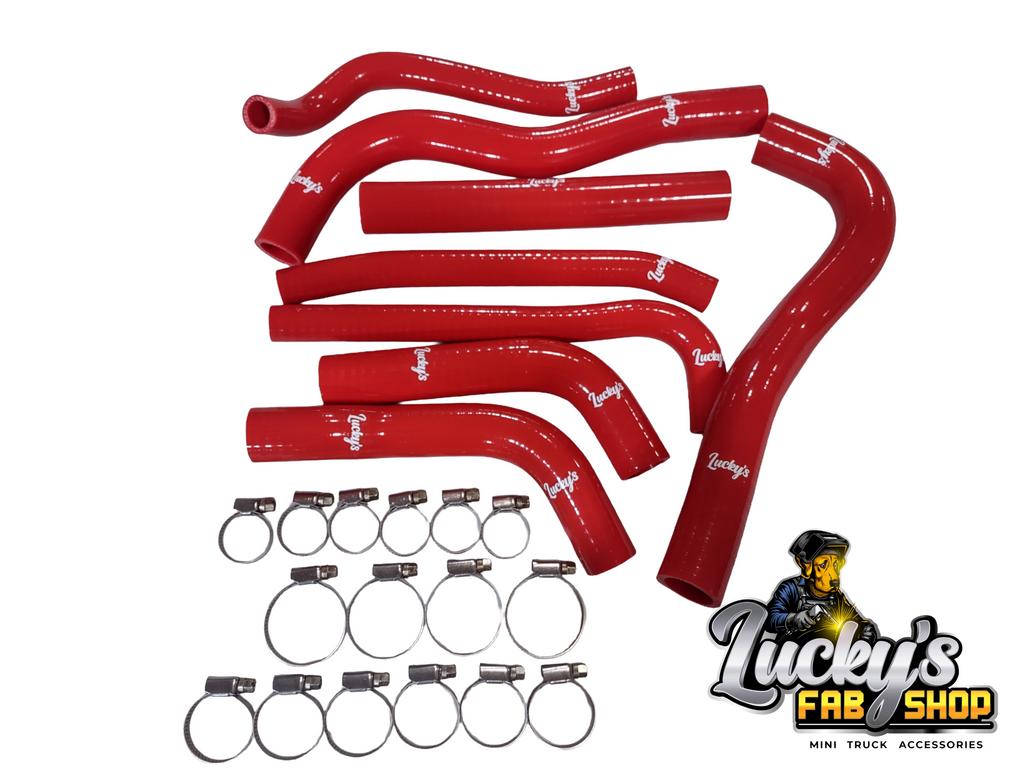Honda ACTY HA3/4 Silicone Coolant Hose kit (8 pc) image 2