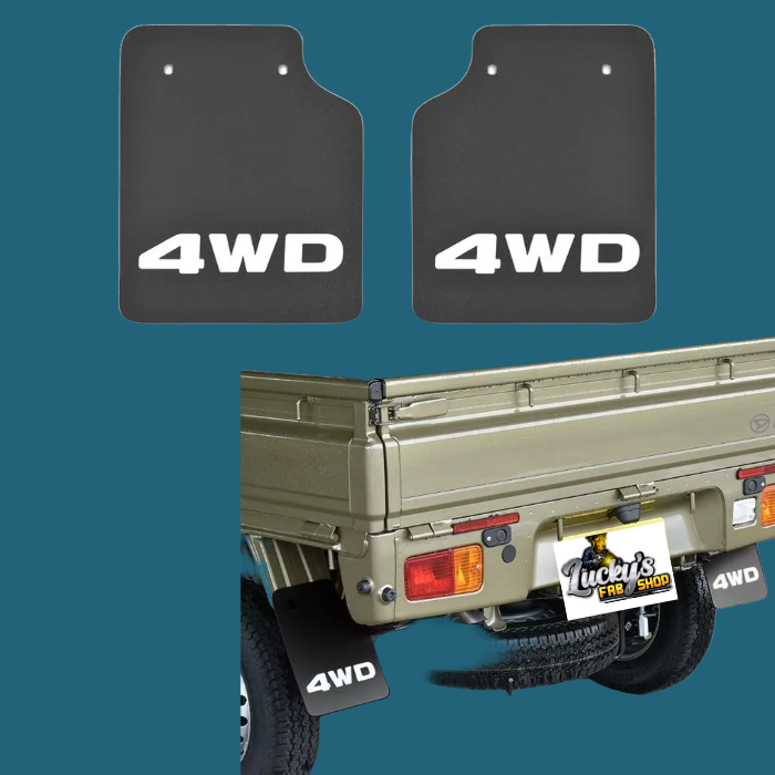 Mini Truck Rear Mud Flaps (Pair) image 0