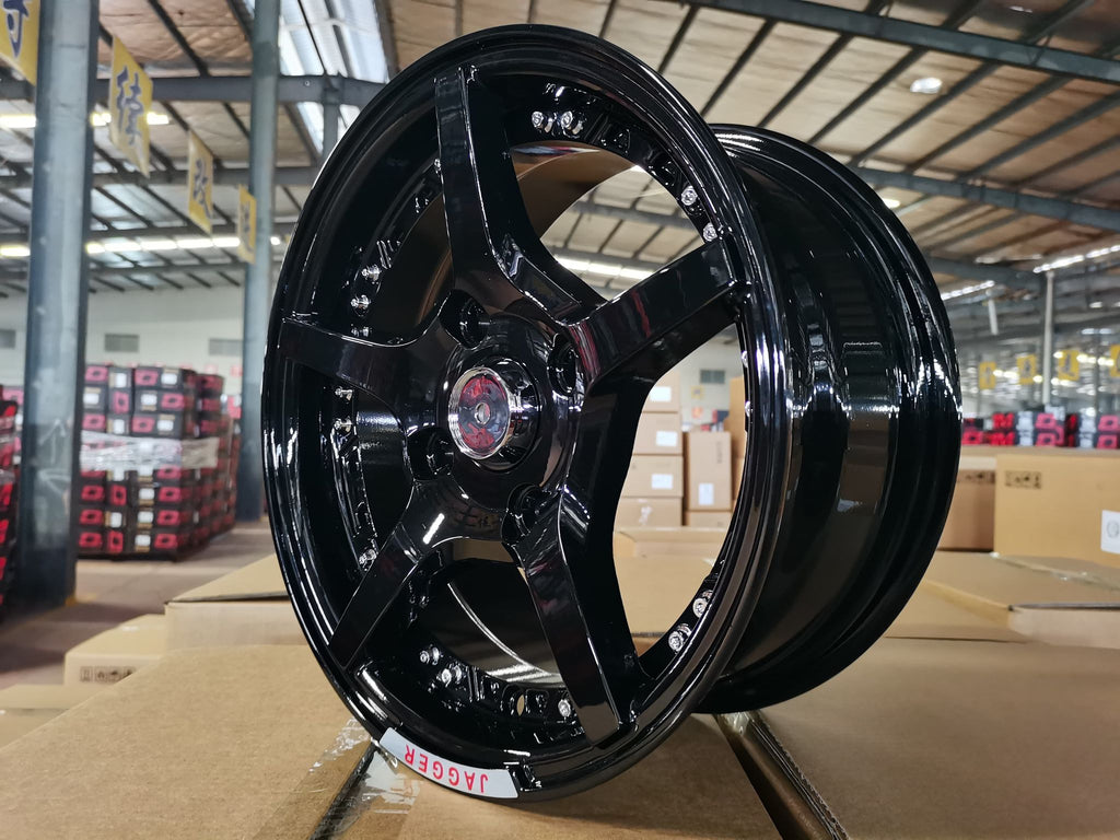 Black Jagger Wheels ONLY (set of 4) image 1