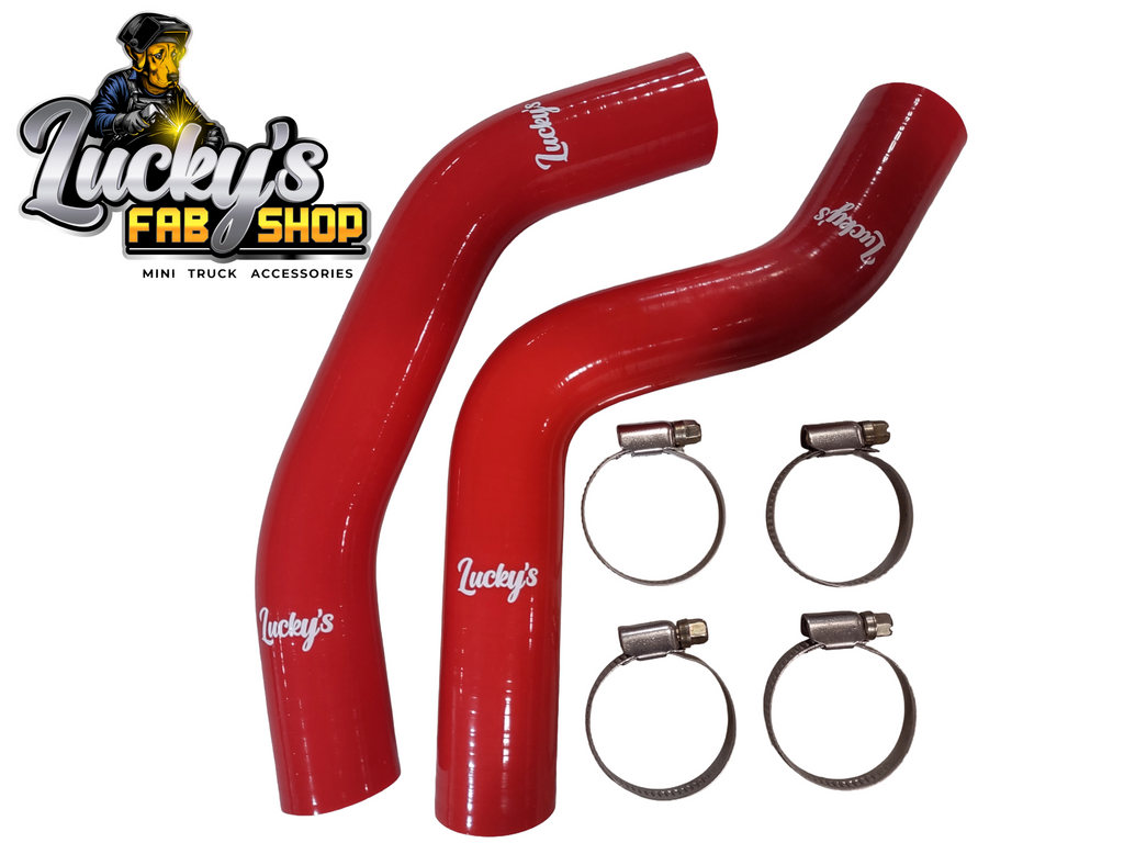 Mitsubishi Minicab U41T/U42T/U61T/U62T Silicone Coolant Hose Kit (2 pc) image 4