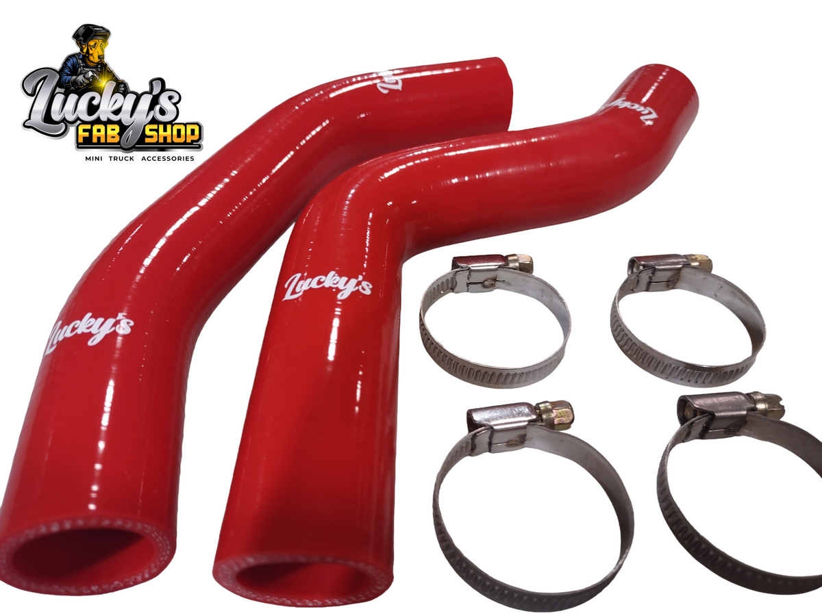Mitsubishi Minicab U41T/U42T/U61T/U62T Silicone Coolant Hose Kit (2 pc) image 3