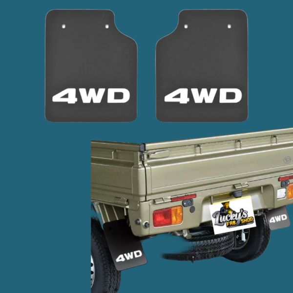 Mini Truck Rear Mud Flaps (Pair)